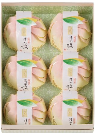 Amazon.co.jp: 清水白桃ぜりぃ 6個入 源吉兆庵 : 食品・飲料・お酒